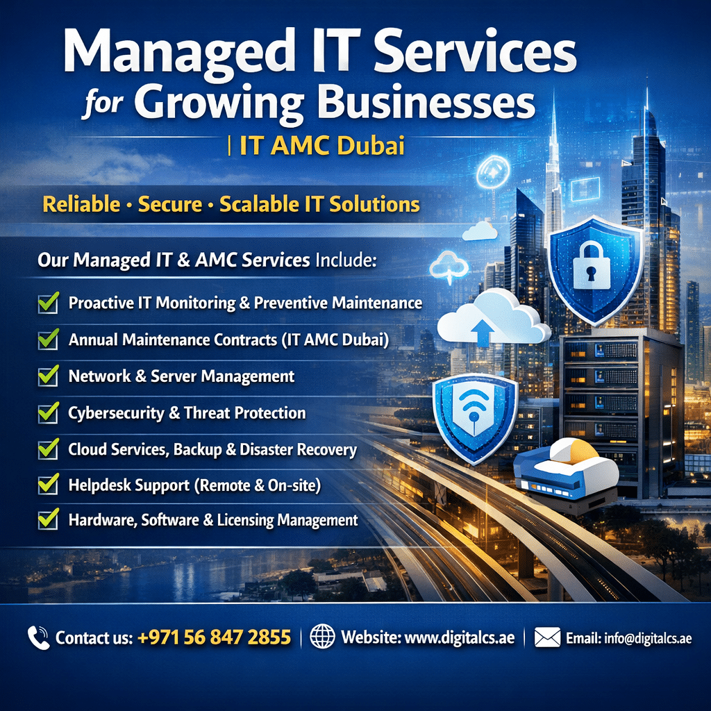 Managed IT Services for Growing Businesses | IT AMC Dubai