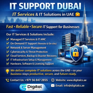 IT SUPPORT DUBAI – IT Service & IT Solutions in UAE