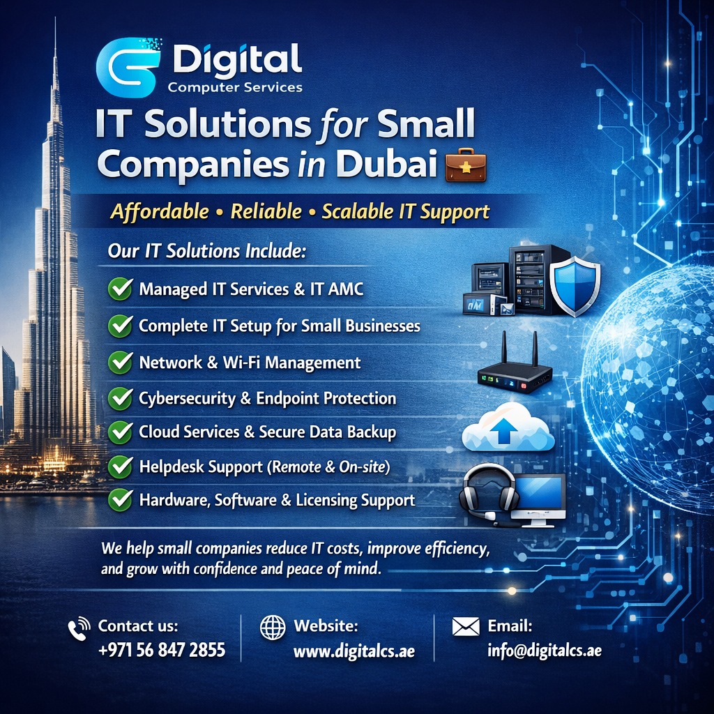 IT Solutions for Small Companies Dubai