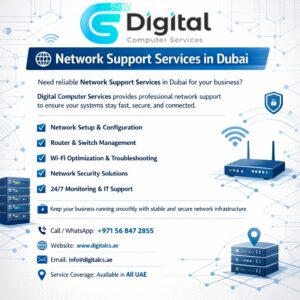 Network Support Services in Dubai