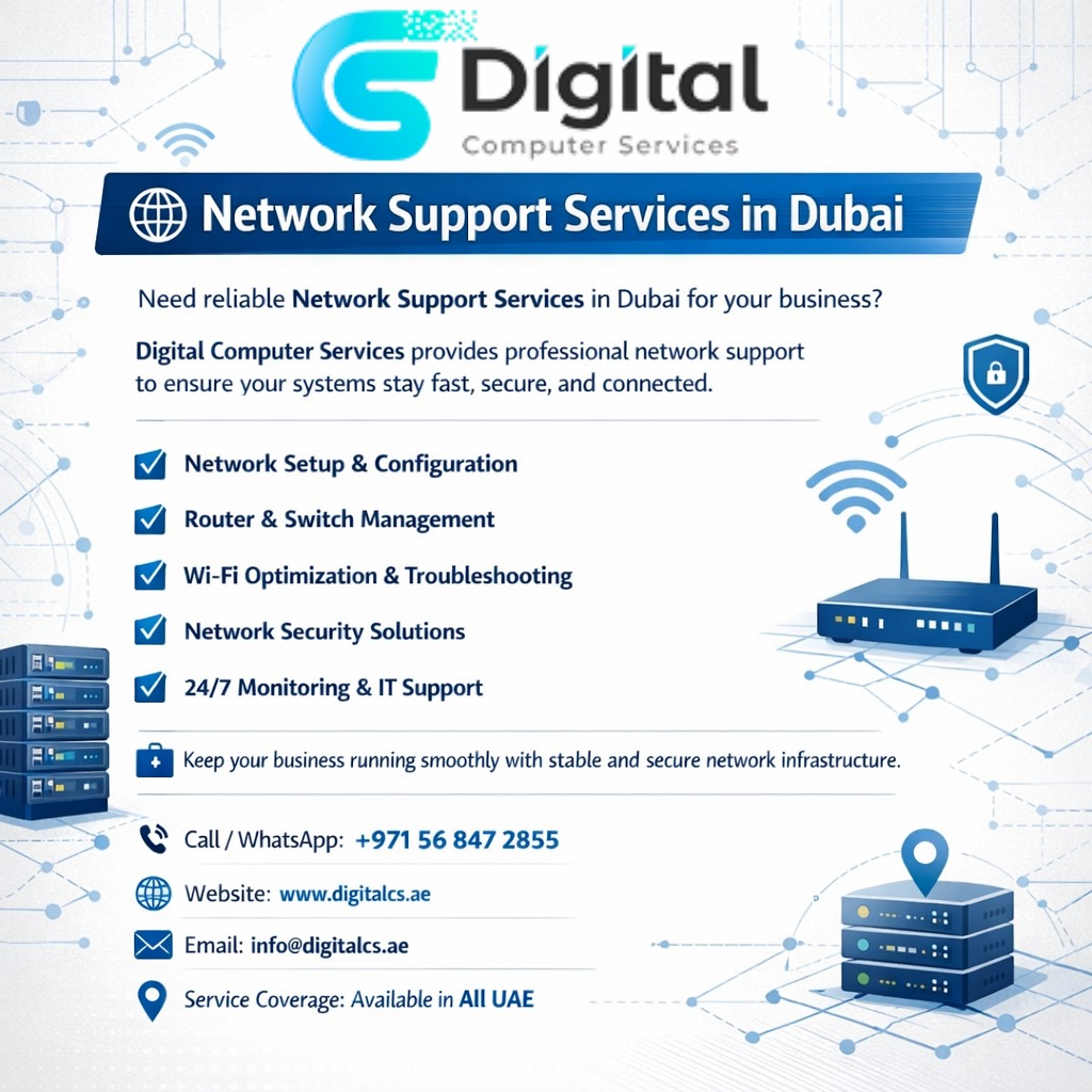Network Support Services in Dubai