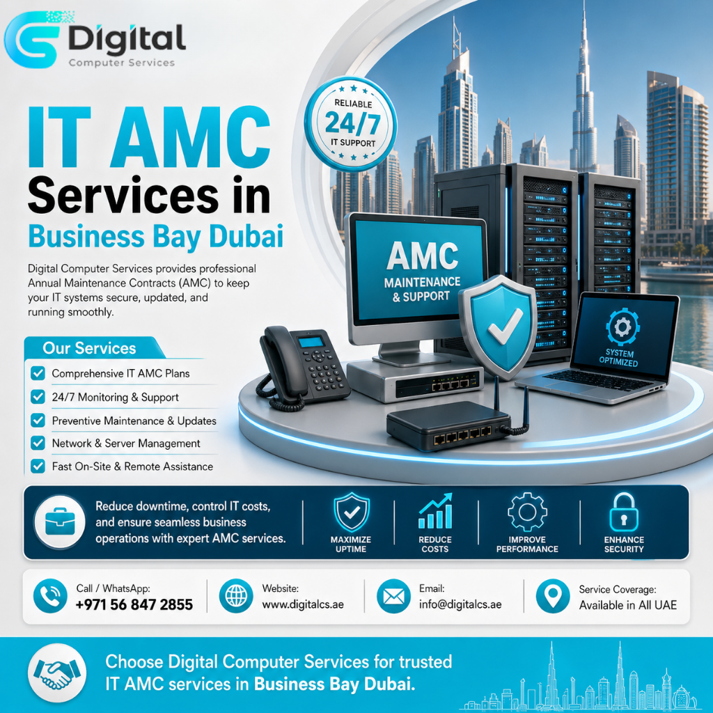 IT AMC Services in Business Bay Dubai