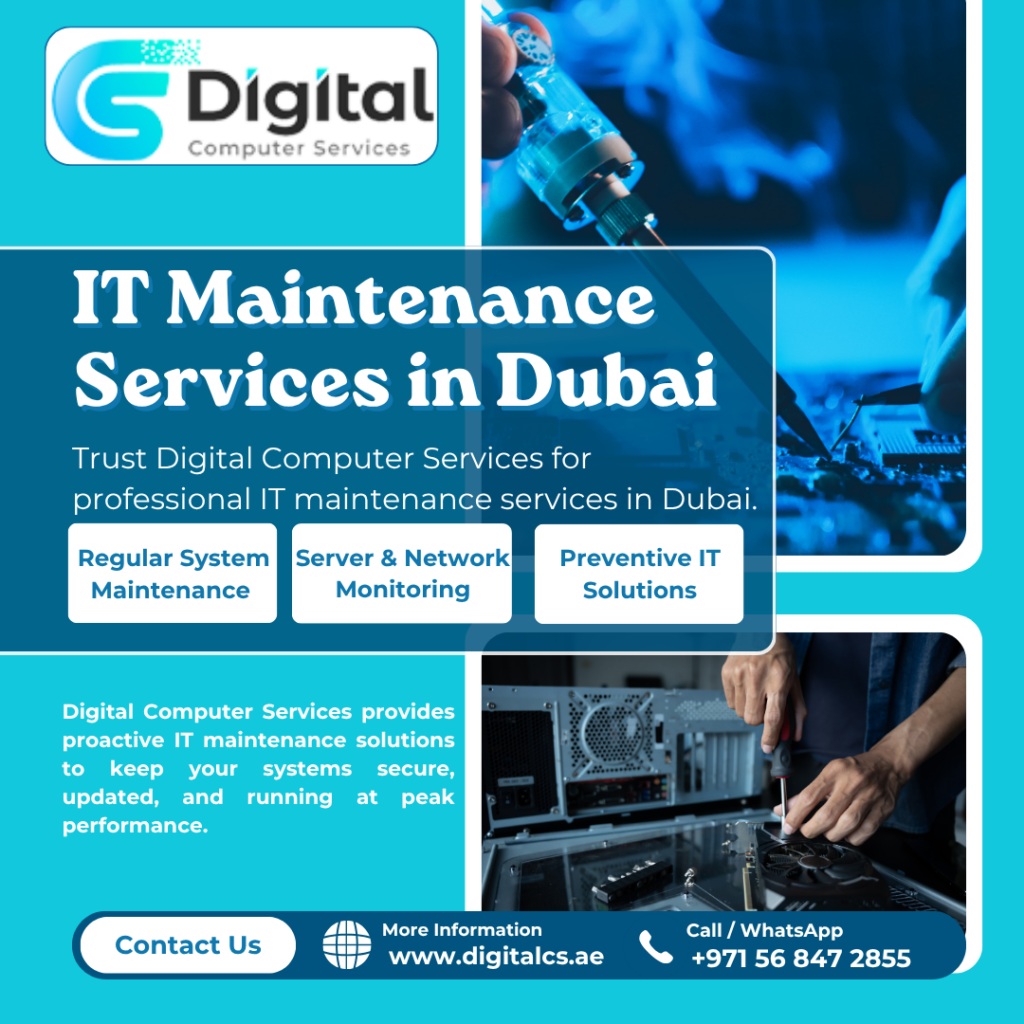 IT Maintenance Services in Dubai