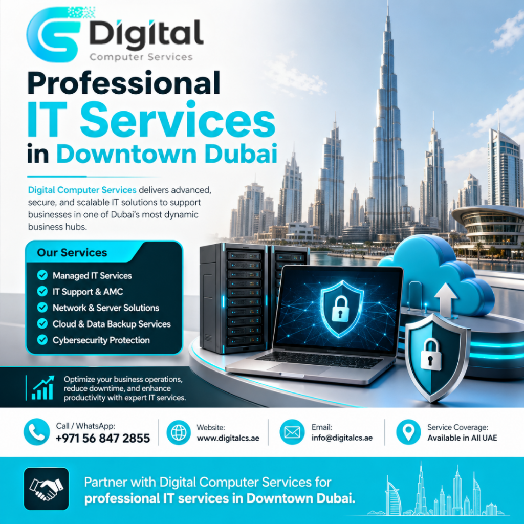 Professional IT Services in Downtown Dubai