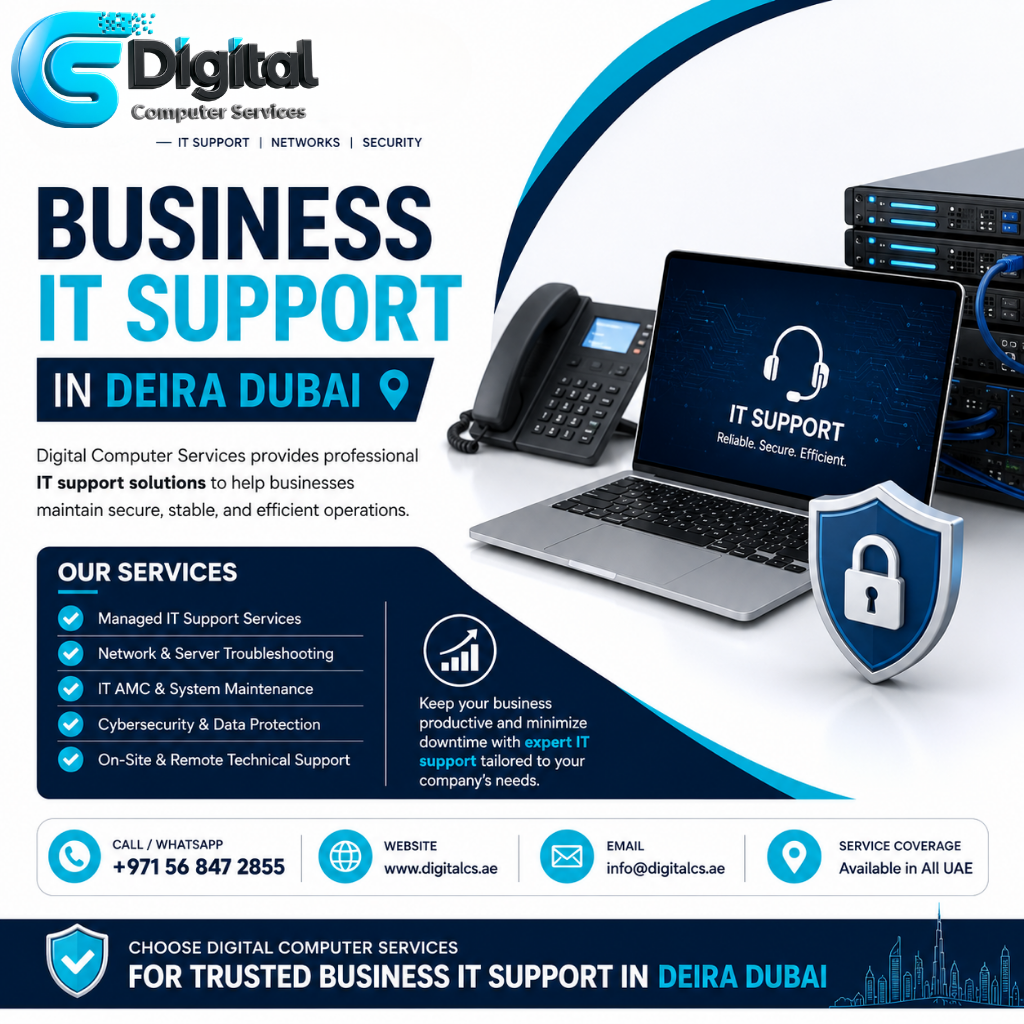 Business IT Support in Deira Dubai
