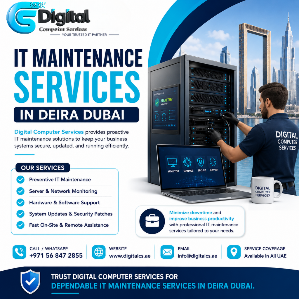 IT Maintenance Services in Deira Dubai