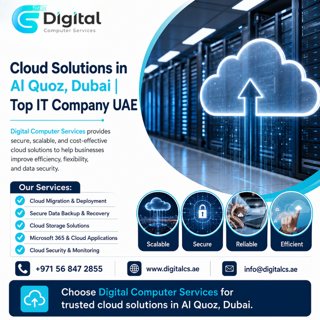 Cloud Solutions in Al Quoz, Dubai | Top IT Company UAE