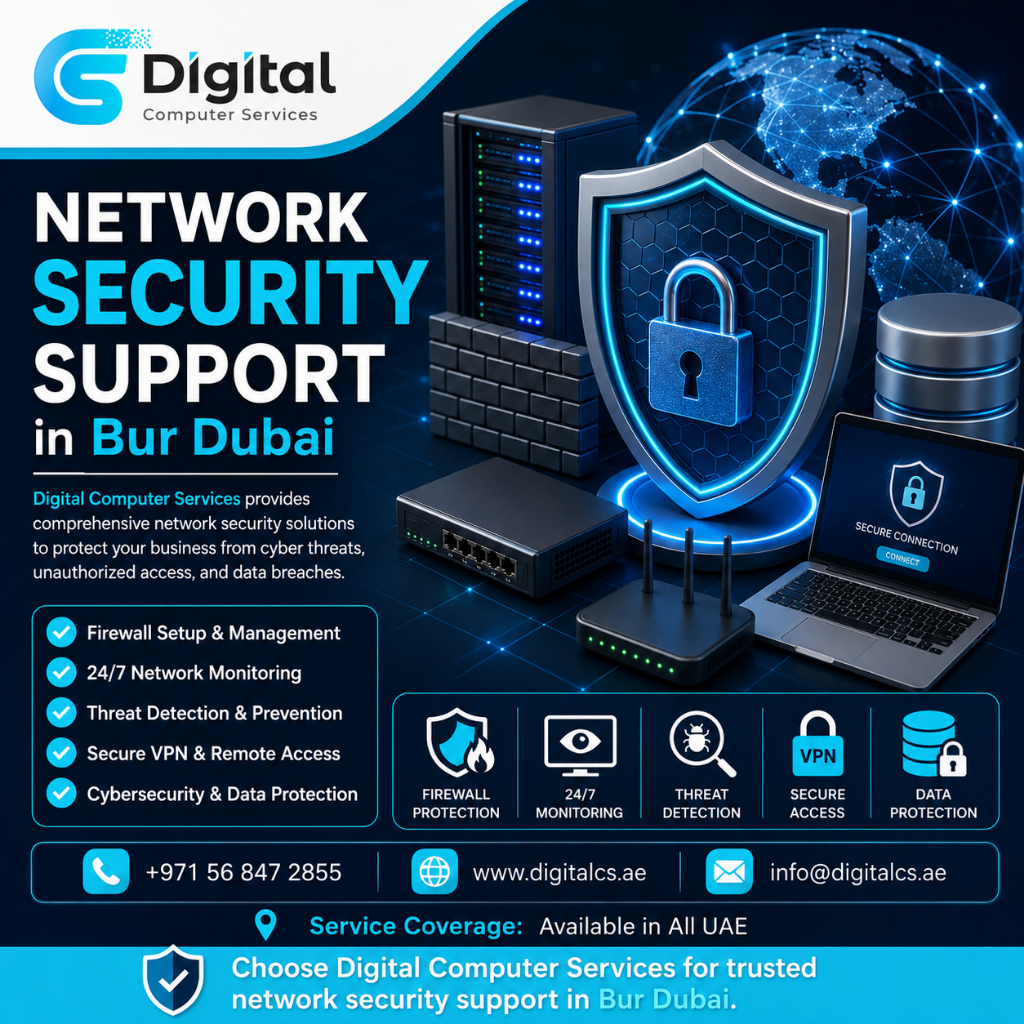 Network Security Support in Bur Dubai
