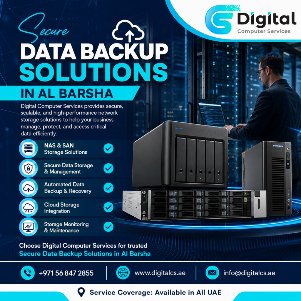 Secure Data Backup Solutions in Al Barsha
