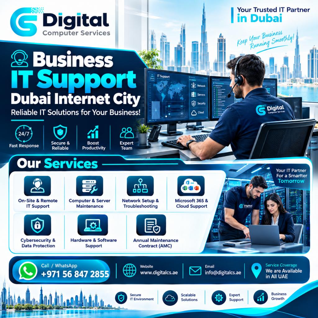 Business IT Support Dubai Internet City