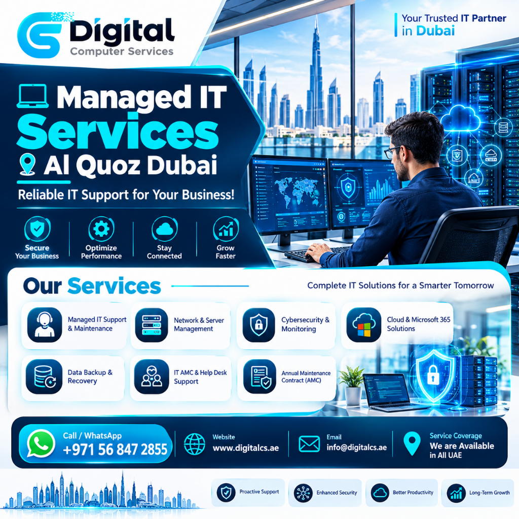 Managed IT Services Al Quoz Dubai