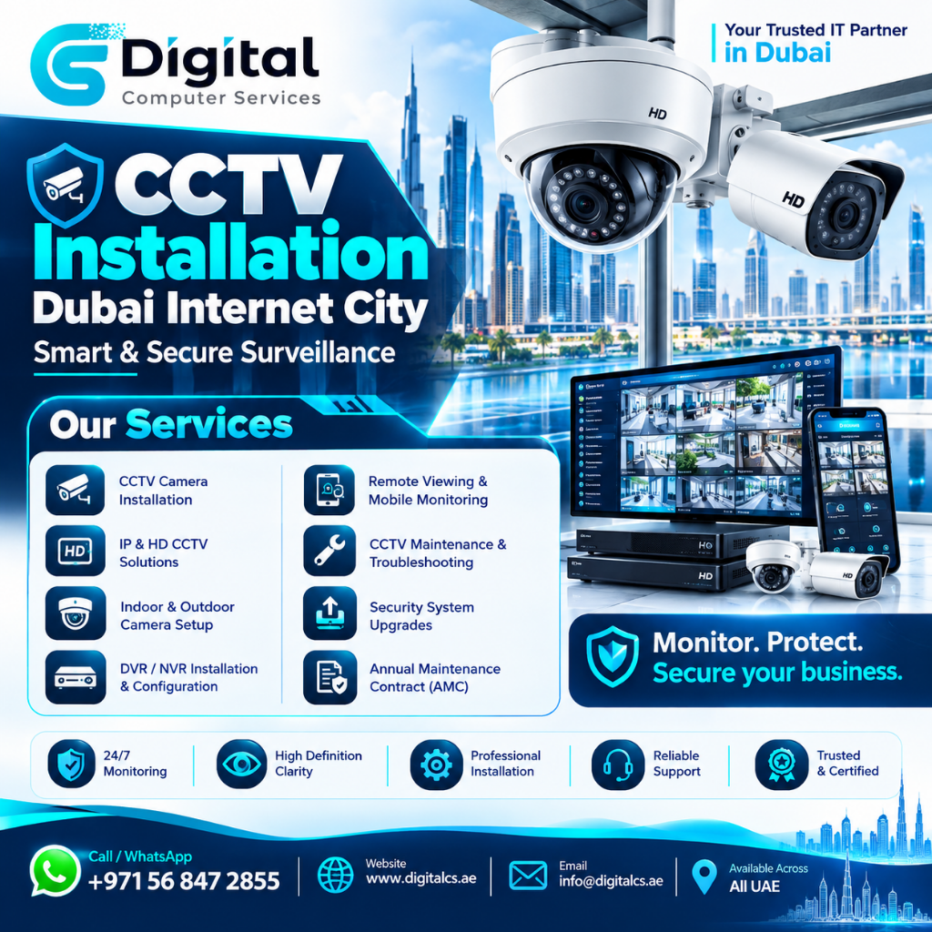 CCTV Installation Dubai Internet City