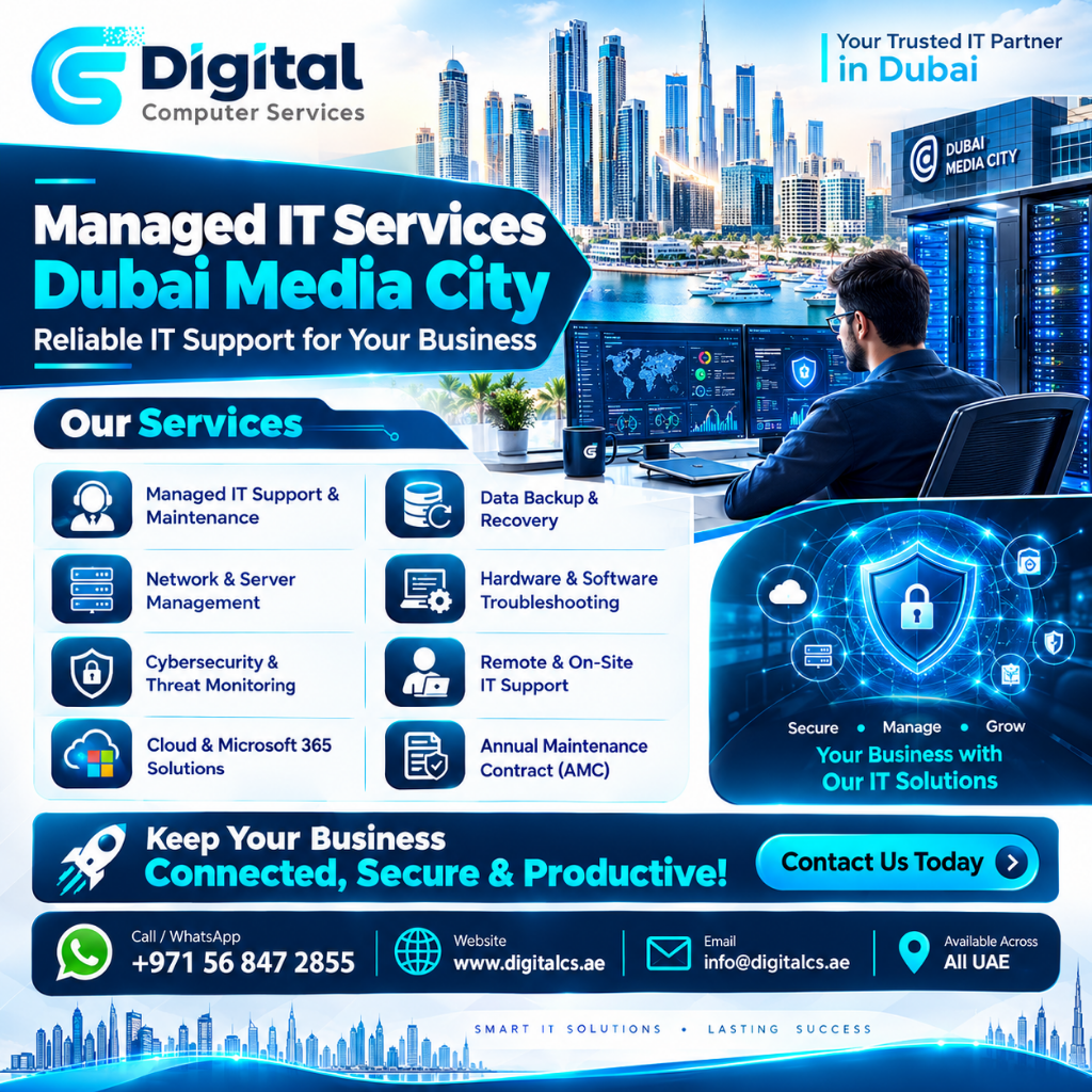 Managed IT Services Dubai Media City