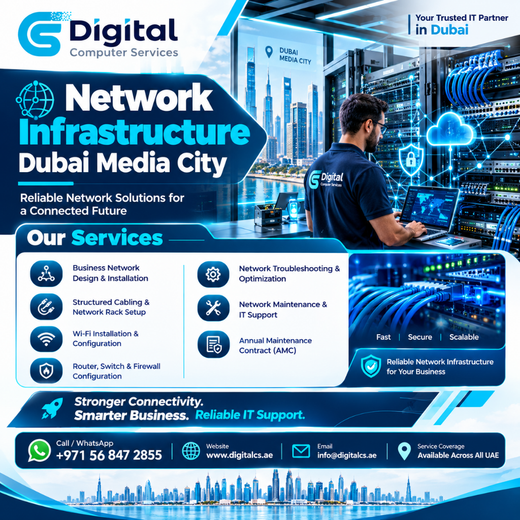 Network Infrastructure Dubai Media City