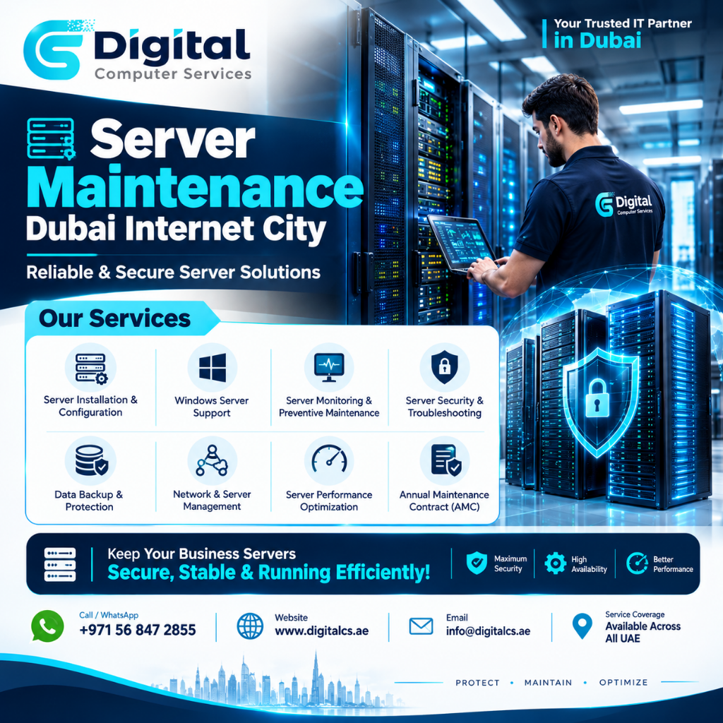 Server Maintenance Dubai Internet City